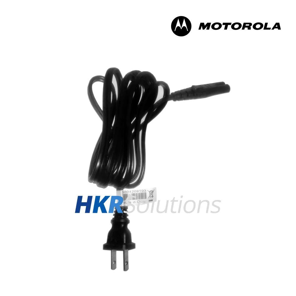 MOTOROLA 3004209T03 Power Cord, US Plug MOTOROLA 3004209T03 Power Cord, US Plug