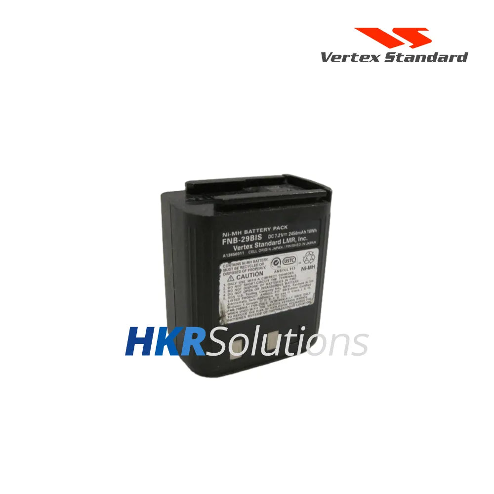 Vertex Standard FNB-29BIS (A13850011) NiMH Battery, 2450mAh Vertex Standard FNB-29BIS (A13850011) NiMH Battery, 2450mAh