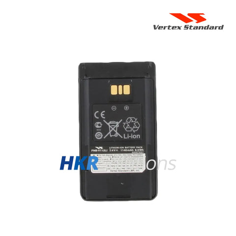 Vertex Standard FNB-V112LI (AAH07X002) Li-ion Battery, 1170mAh Vertex Standard FNB-V112LI (AAH07X002) Li-ion Battery, 1170mAh