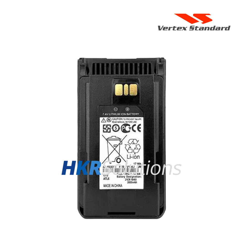 Vertex Standard FNB-V134LI-UNI (AAJ68X501) Li-ion Battery, 2300mAh, Intrinsically safe Vertex Standard FNB-V134LI-UNI (AAJ68X501) Li-ion Battery, 2300mAh, Intrinsically safe
