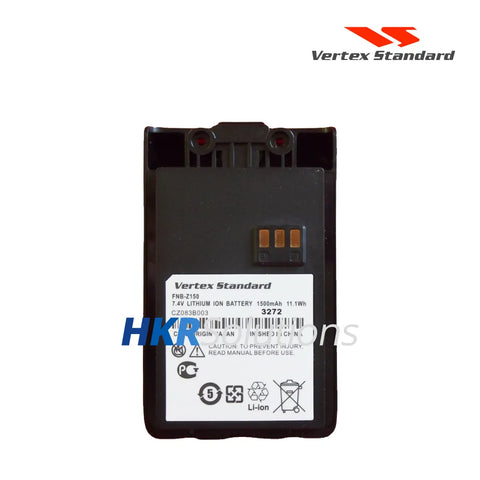 Vertex Standard FNB-Z150 Li-ion Battery, 1500mAh Vertex Standard FNB-Z150 Li-ion Battery, 1500mAh