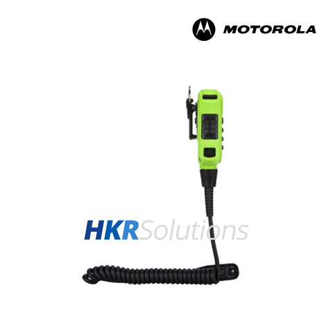 MOTOROLA NNTN8203 APX? XE Remote Speaker Microphone Xtreme Temperature Cable High Impact, Green MOTOROLA NNTN8203 APX? XE Remote Speaker Microphone Xtreme Temperature Cable High Impact, Green