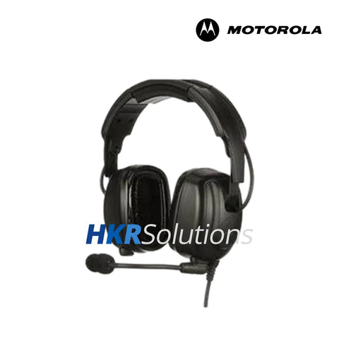 MOTOROLA PMLN8085 Heavy Duty Behind-The-Head Headset With noise-Canceling Boom Microphone MOTOROLA PMLN8085 Heavy Duty Behind-The-Head Headset With noise-Canceling Boom Microphone