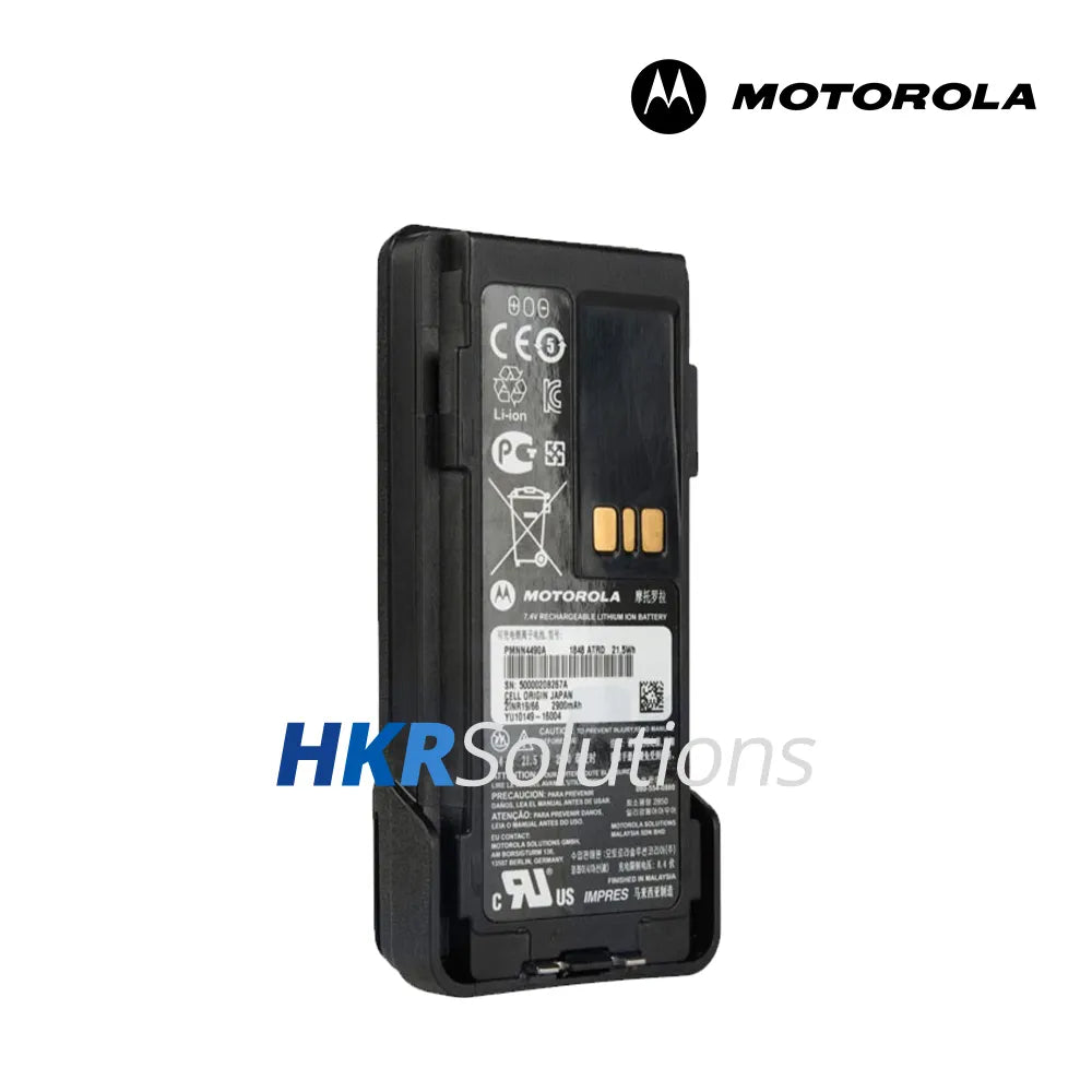 MOTOROLA PMNN4490 Li-ion High Capacity Low Voltage Battery, 2900mAh, IMPRES,IP68, TIA MOTOROLA PMNN4490 Li-ion High Capacity Low Voltage Battery, 2900mAh, IMPRES,IP68, TIA