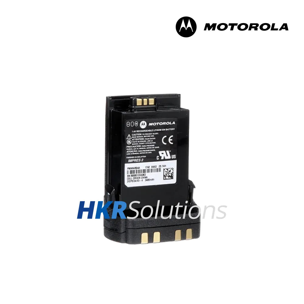 MOTOROLA PMNN4504A Li-ion Battery, 3400mAh, IMPRES 2, IP68 MOTOROLA PMNN4504A Li-ion Battery, 3400mAh, IMPRES 2, IP68
