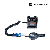 MOTOROLA RLN6433B Vehicular Travel Charger Adapter With Mounting Base And Coil Cord