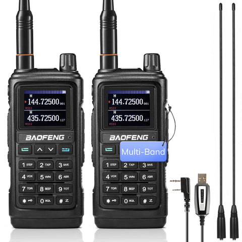 BAOFENG UV-17R Plus Multi-Band Radio [Long Antenna Set]