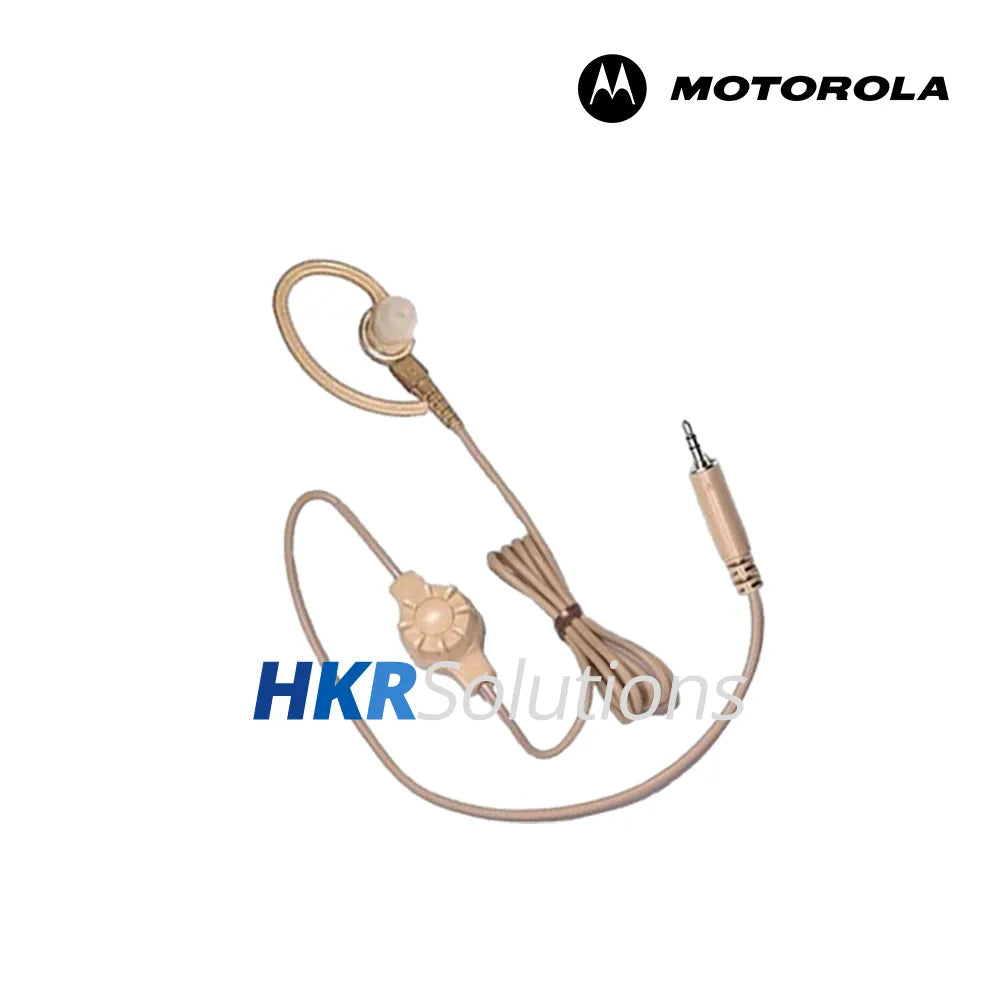 MOTOROLA BDN6666 Receive Only Earpiece With Volume Control And Earloop, Beige