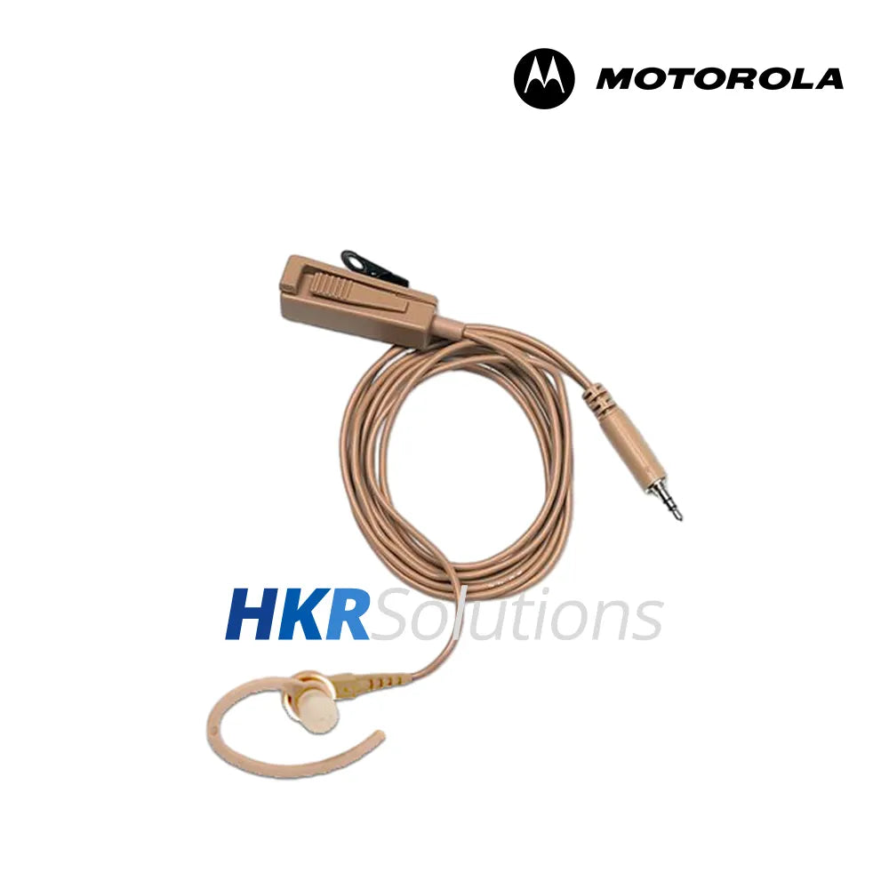 MOTOROLA BDN6667A 2-Wire Surveillance Kit Combined Microphone And PTT, Beige