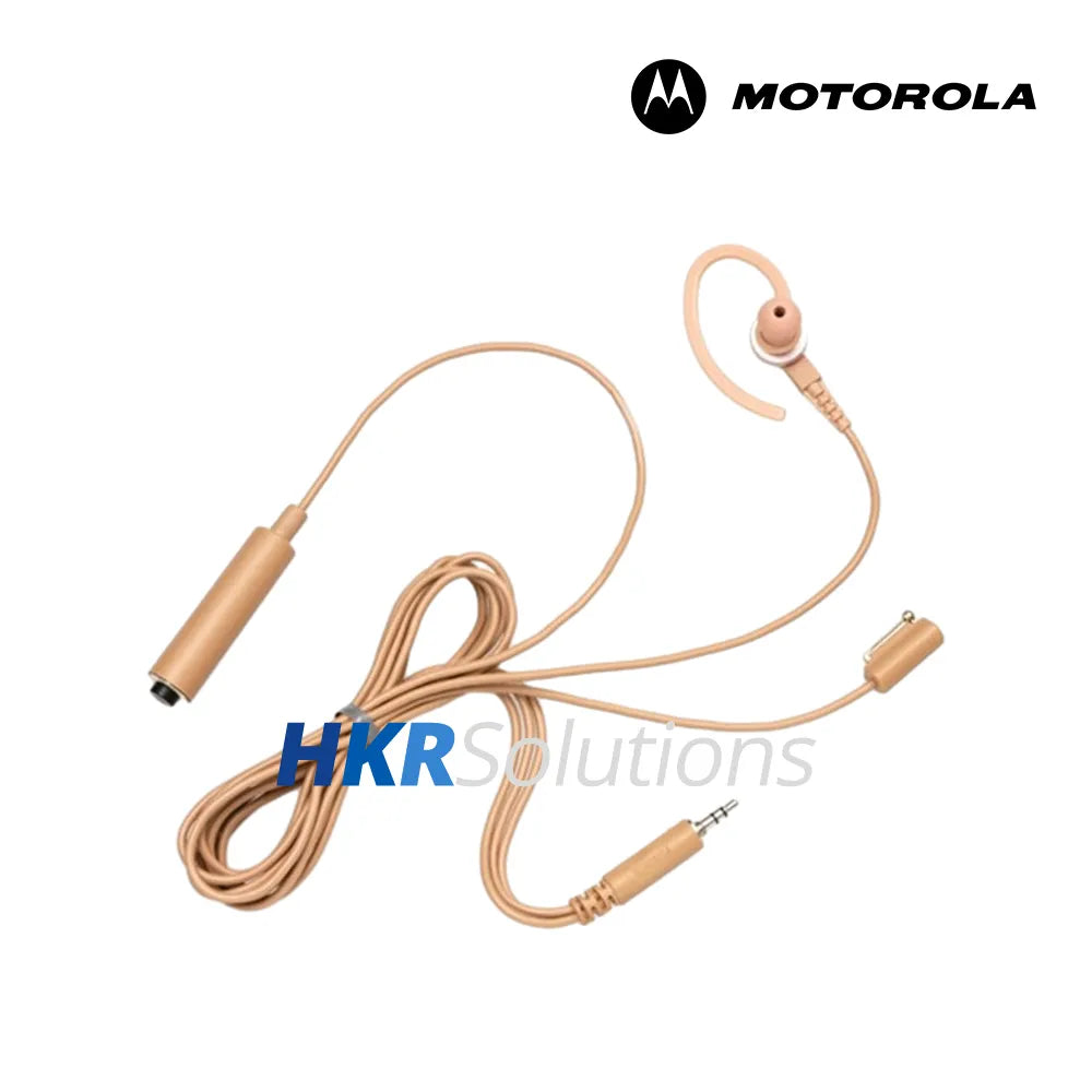 MOTOROLA BDN6668A 3-Wire Surveillance Kit Separate Microphone And PTT, Beige