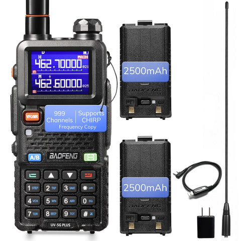 BAOFENG UV-5G Plus 5W GMRS Radio