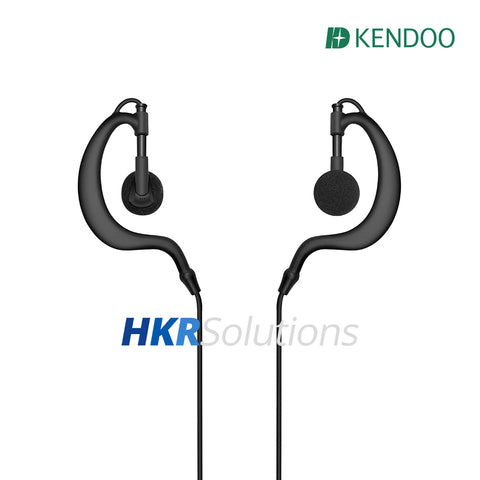 Auriculares con tapón para los oídos y colgador de radio KEM-E01P01K1