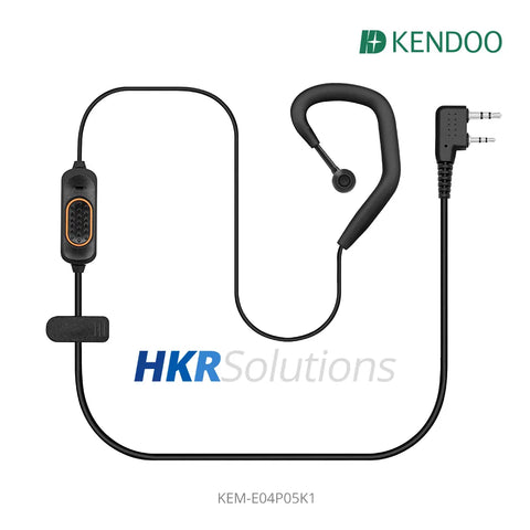 KEM-E04P05K1 Two-way Radio Ear-hanger Earplug Headset