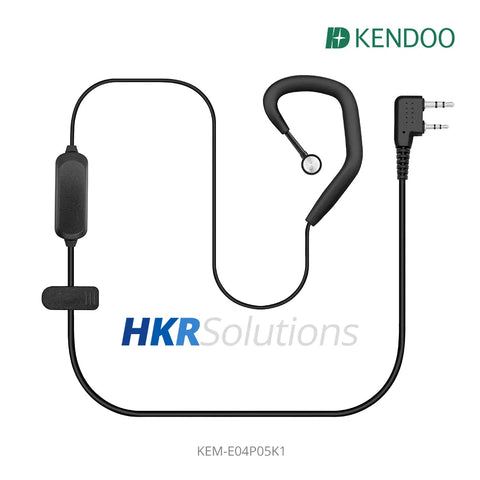 KEM-E04P05K1 Two-way Radio Ear-hanger Earplug Headset