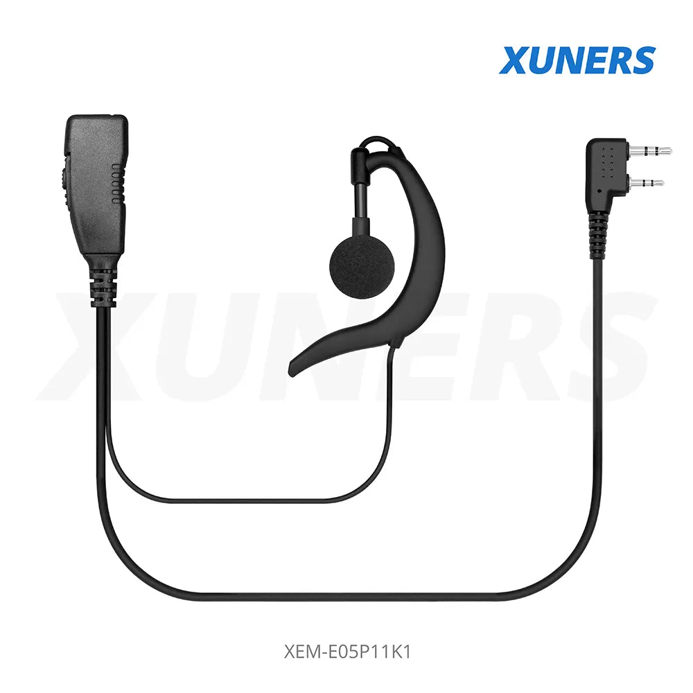 XEM-E05P11K1 Two-way Radio Ear-hanger Earplug Headset