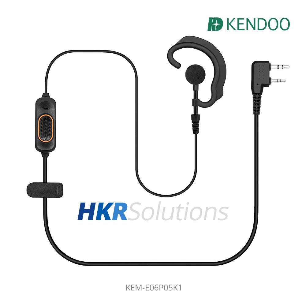 KEM-E06P05K1 Two-way Radio Ear-hanger Earplug Headset