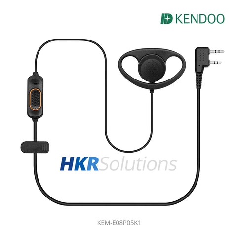 KEM-E08P05K1 Radio Ear-hanger Earplug Headset