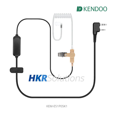 KEM-E51P05K1 Two-way Radio Acoustic tube Earphone