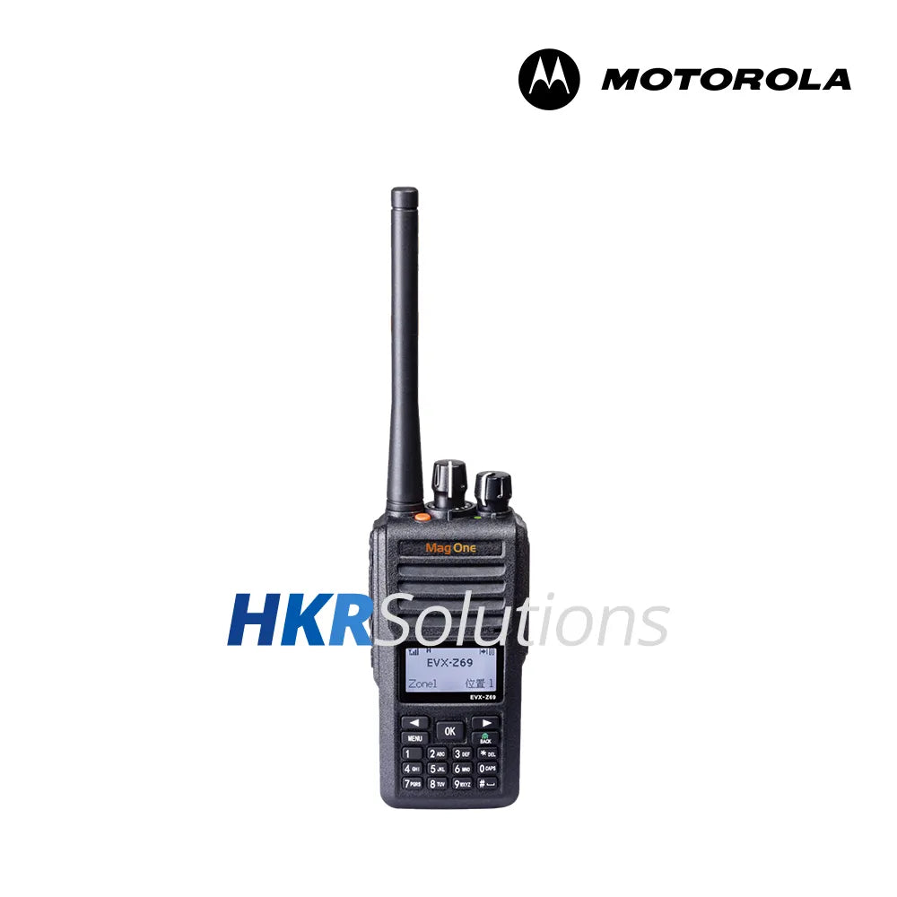 MOTOROLA MagOne EVX-Z69 Digital Portable Two-Way Radio