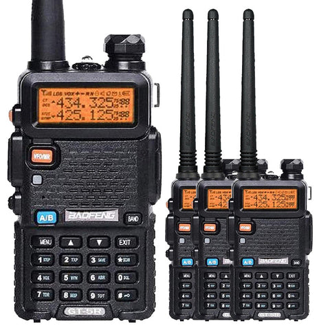 BAOFENG GT-5R 4W/1W Dual Band Radio [4PCS]