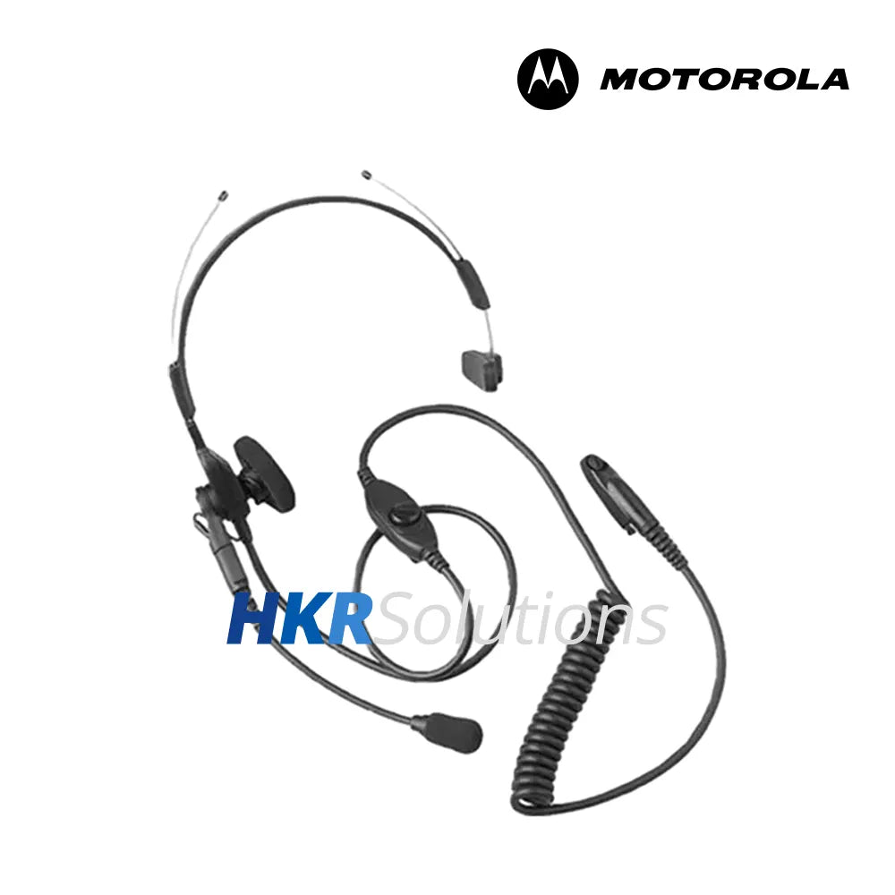 MOTOROLA JMMN4066A Lightweight Single-Muff Headset With Boom Microphone And In-Line PTT