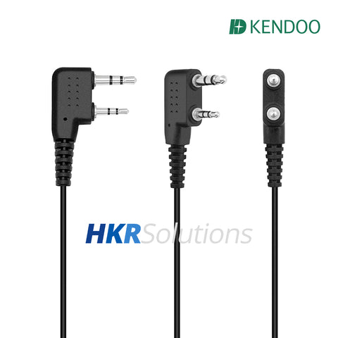 Auriculares con tapón para los oídos y colgador de radio KEM-E01P01K1