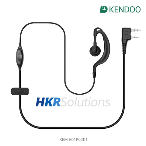 KEM-E01P02K1 Radio Ear-hanger Earplug Headset