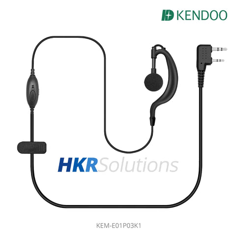 KEM-E01P03K1 Radio Ear-hanger Earplug Headset