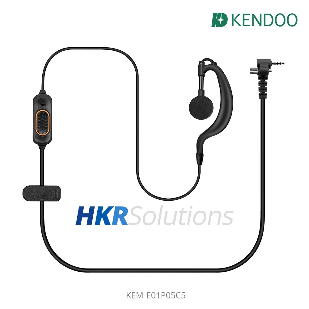 KEM-E01P05C5 Radio Ear-hanger Earplug Headset