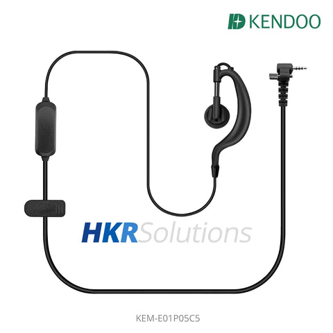 KEM-E01P05C5 Radio Ear-hanger Earplug Headset