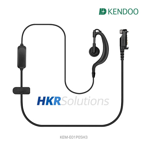 KEM-E01P05H3 Radio Ear-hanger Earplug Headset