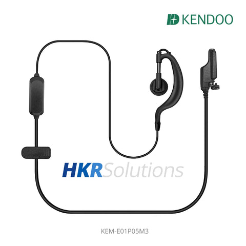 KEM-E01P05M3 Radio Ear-hanger Earplug Headset