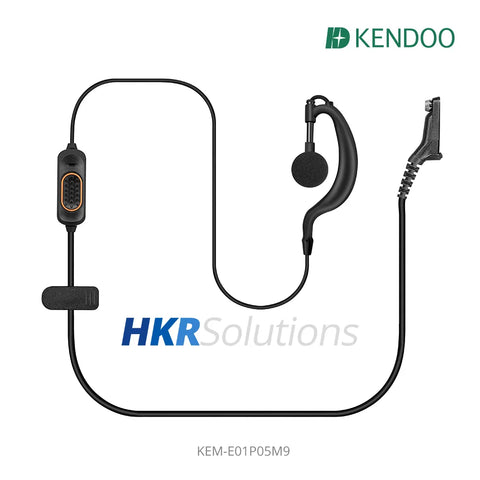 KEM-E01P05M9 For Motorola Radio Ear-hanger Earplug Headset