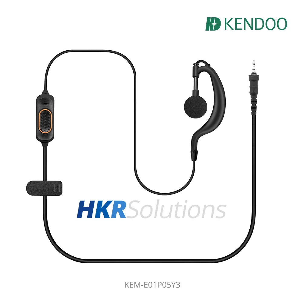 KEM-E01P05Y3 Radio Ear-hanger Earplug Headset