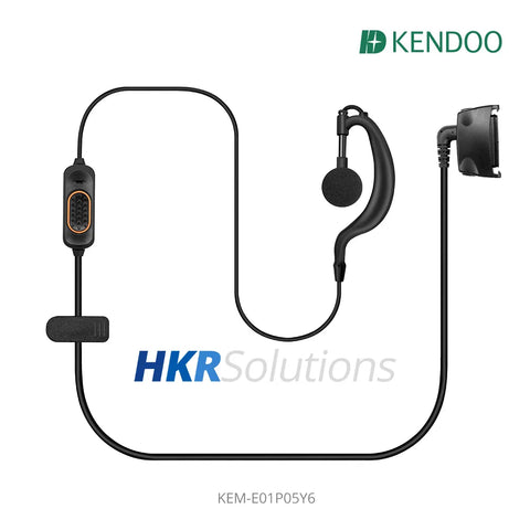 KEM-E01P05Y6 Radio Ear-hanger Earplug Headset