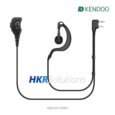 KEM-E01P08K1 Radio Ear-hanger Earplug Headset