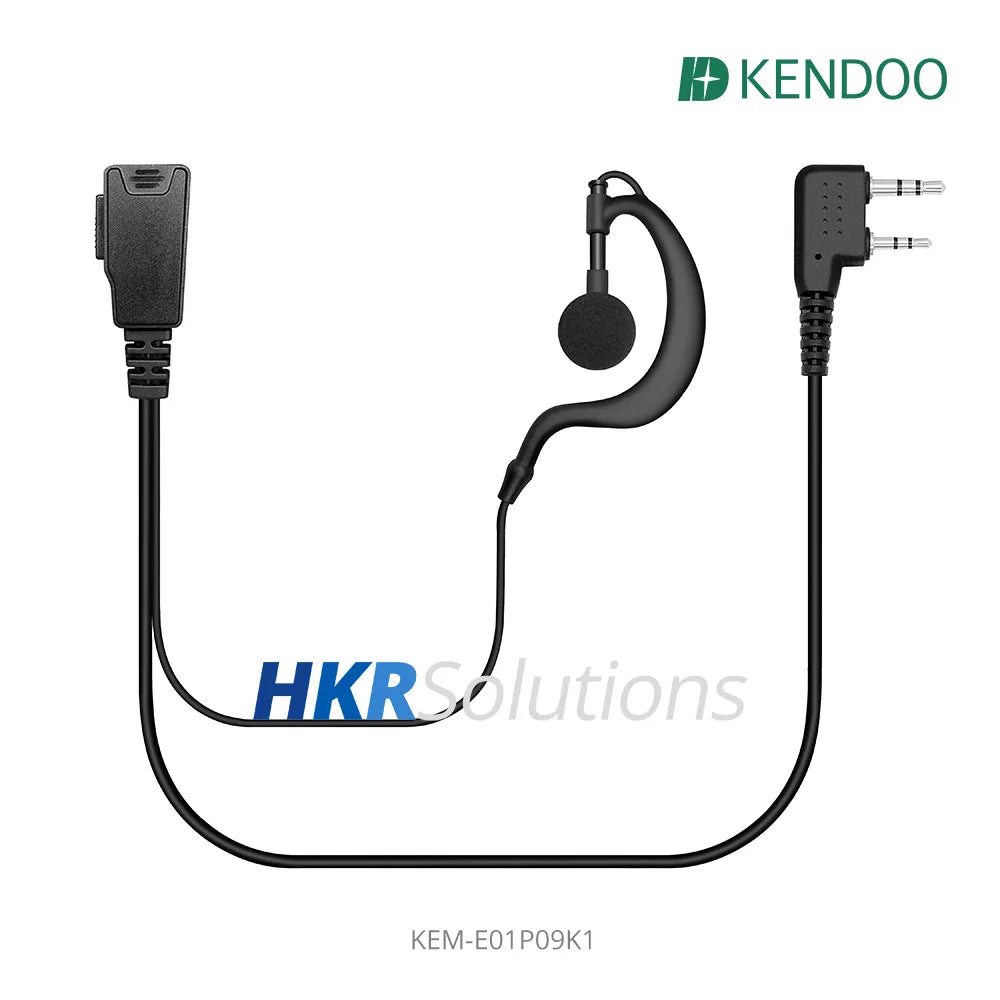 KEM-E01P09K1 Radio Ear-hanger Earplug Headset