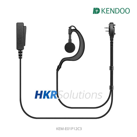 KEM-E01P12C3 Radio Ear-hanger Earplug Headset