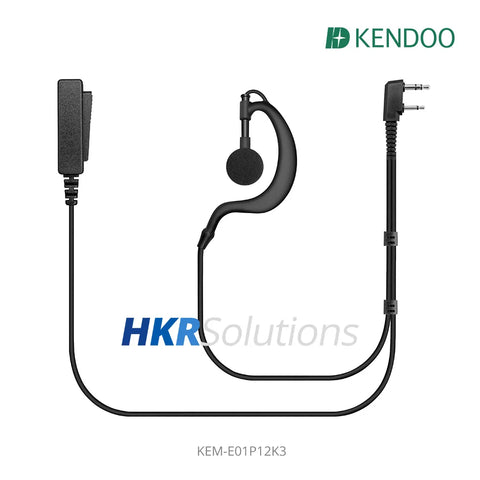 KEM-E01P12K3 Radio Ear-hanger Earplug Headset