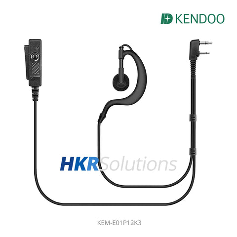 KEM-E01P12K3 Radio Ear-hanger Earplug Headset