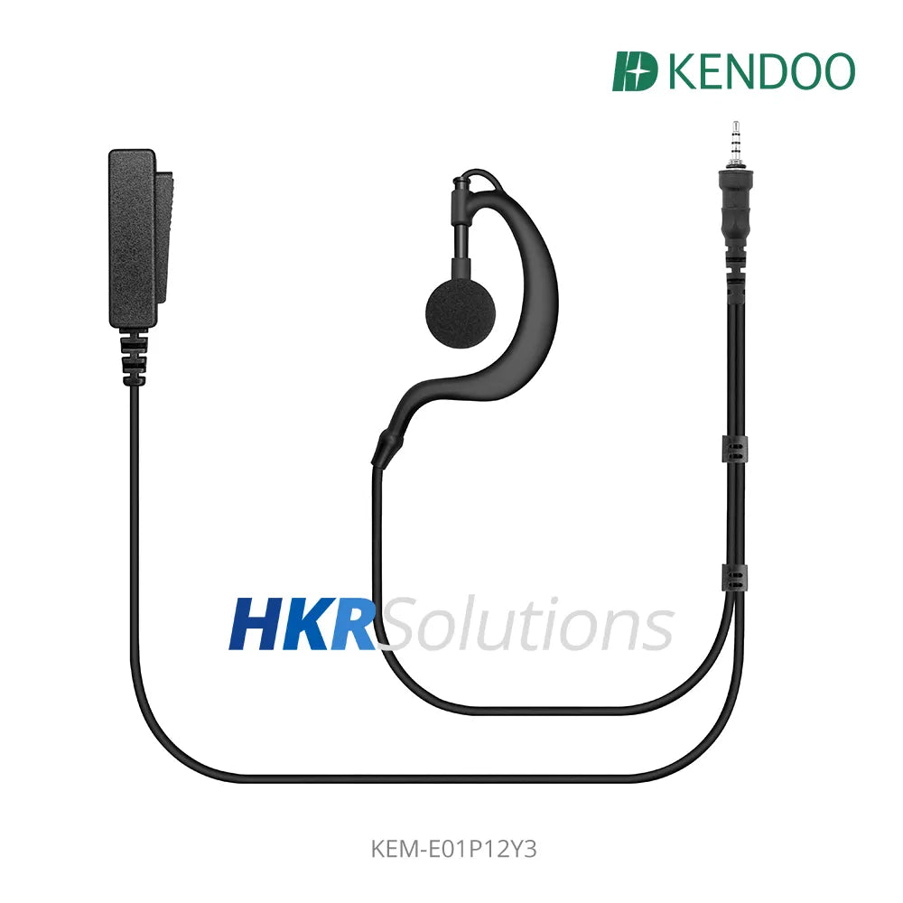 KEM-E01P12Y3 Two-way Radio Ear-hanger Earplug Headset