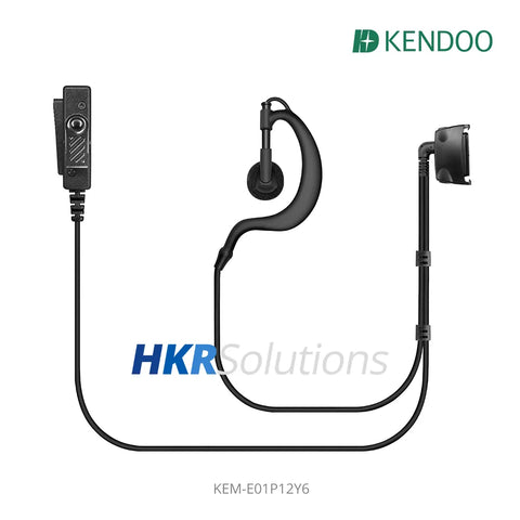 KEM-E01P12Y6 Two-way Radio Ear-hanger Earplug Headset