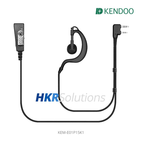 KEM-E01P15K1 Two-way Radio Ear-hanger Earplug Headset