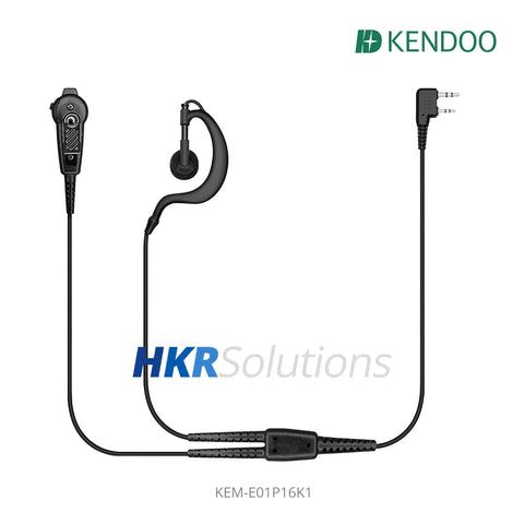 KEM-E01P16K1 Two-way Radio Ear-hanger Earplug Headset