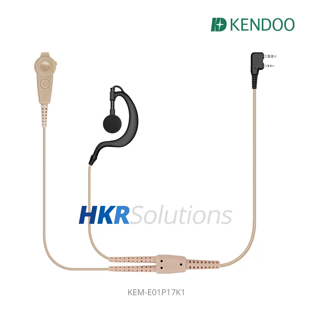 KEM-E01P17K1 Two-way Radio Ear-hanger Earplug Headset