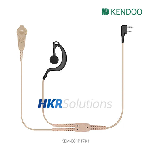 KEM-E01P17K1 Two-way Radio Ear-hanger Earplug Headset