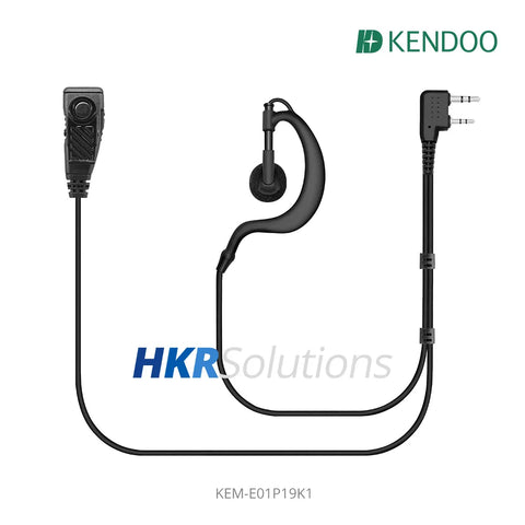 KEM-E01P19K1 Two-way Radio Ear-hanger Earplug Headset