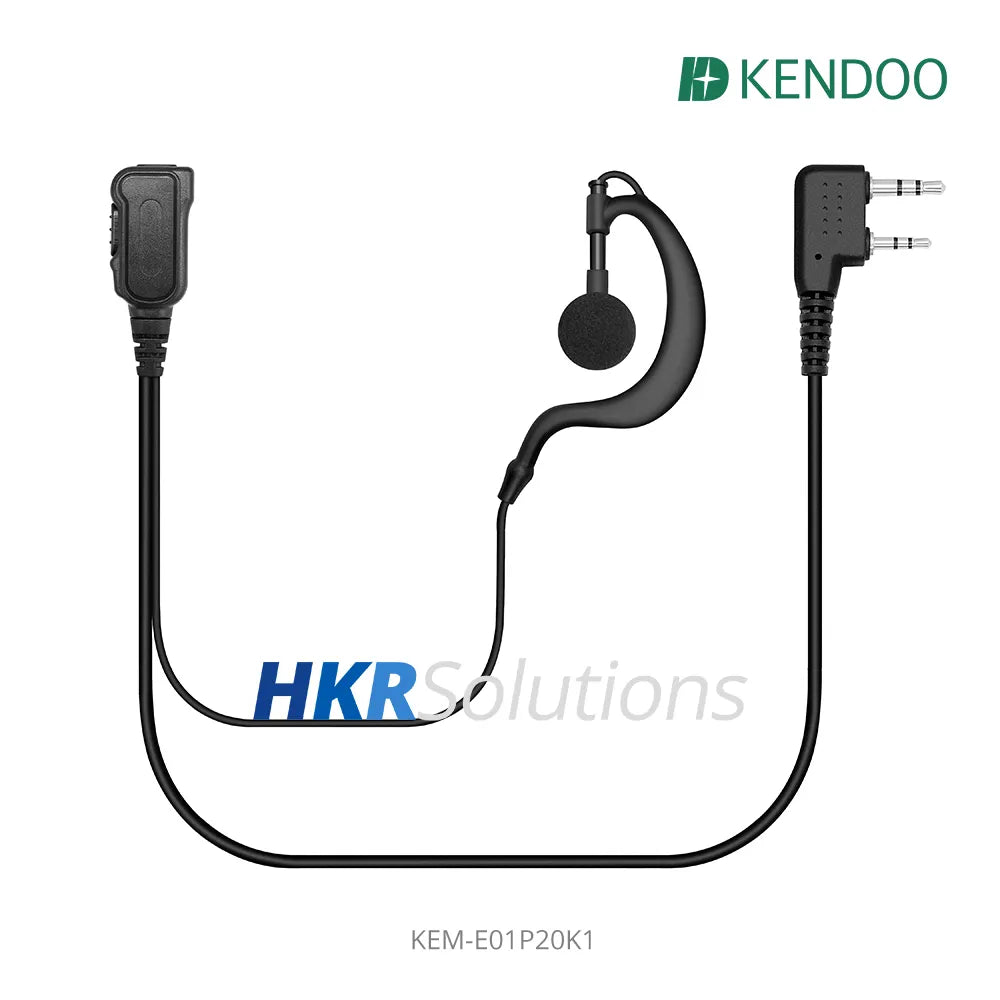 KEM-E01P20K1 Two-way Radio Ear-hanger Earplug Headset