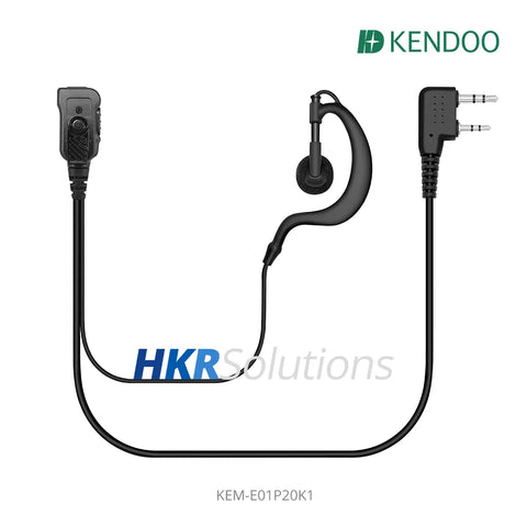 KEM-E01P20K1 Two-way Radio Ear-hanger Earplug Headset