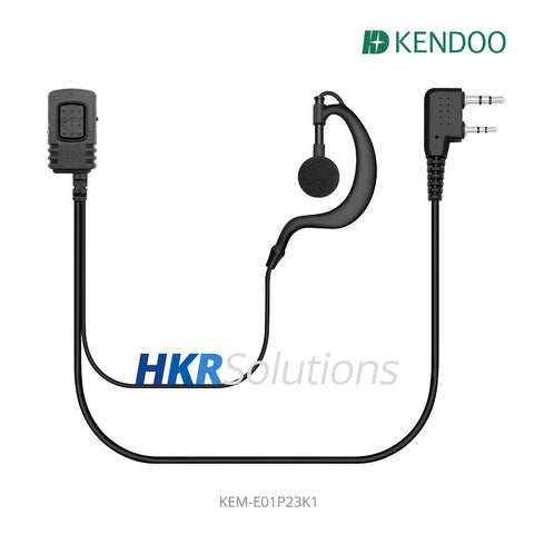 KEM-E01P23K1 Two-way Radio Ear-hanger Earplug Headset